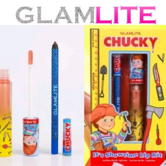 Glamlite Chucky Good Guys, "It's Showtime," Lip Kit - Picture 1 of 5